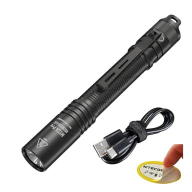 Nitecore MT2A Pro EDC Flashlight, 1000 Lumens, 279 Yard Beam, USB-C Rechargeable, Dual Power with AA Compatibility, Compact Waterproof Slim Penlight, Including NitecoreS Sticker