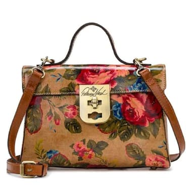 Patricia Nash Carisbrooke Satchel Vintage Victorian Garden One Size