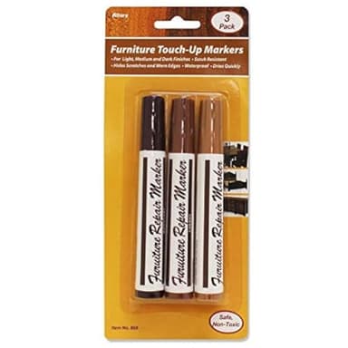 Allary Furniture Touch-Up Markers: Brown Color; 1 Pack of 3 Markers