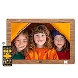 KODAK 8 Inch Digital Picture Frame, 1280x800 HD IPS Screen with Remote Control, 32 GB Memory, Auto-Rotate (Khaki-NO WiFi)