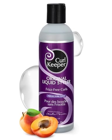 Original Curl Keeper Anti-Frizz Curl Defining Hair Styler (12 Oz) - Lightweight Curl Definer Liquid Gel for All Weather Conditions - Wavy & Curly Hair Products for Women (Cream Alternative)