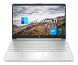 hp 15.6'' Laptop (Latest Model), Intel Core i3-1115G4, 16GB RAM, 1TB SSD, Micro-Edge Display, Thin & Portable, Webcam, HDMI, Wi-Fi, USB Type-C, Long Battery Life, NLY MP, Windows 11, Silver
