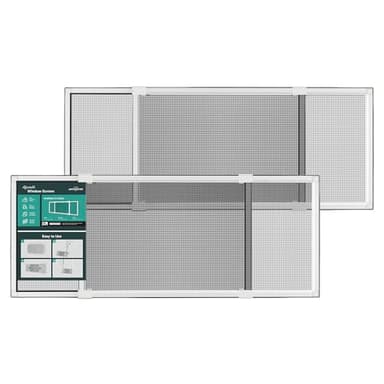 Paramondo Expandable Window Screen, Horizontal (10" H x 19.6" - 36" W, 2 Pack) Adjustable Window Screens, Replacement Window Screens for House Windows