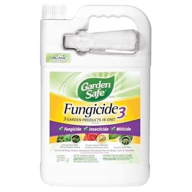 Garden Safe Brand Fungicide3, 1 Gallon, Fungicide, Insecticide and Miticide with Neem Oil Extract for Organic Gardening, Controls Black Spot, Rust, Aphids and Spider Mites