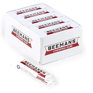 Gerrit’s Beemans Chewing Gum 20 Count – Nostalgic Minty Flavor Vintage Chewing Gum Bulk Pack with Classic Wintergreen Notes – Old-Fashioned Retro Candy, Clean-Ingredient