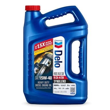 Delo 400 XLE Heavy Duty Synblend Diesel Engine Oil 15W-40, 1 Gallon, Pack of 1