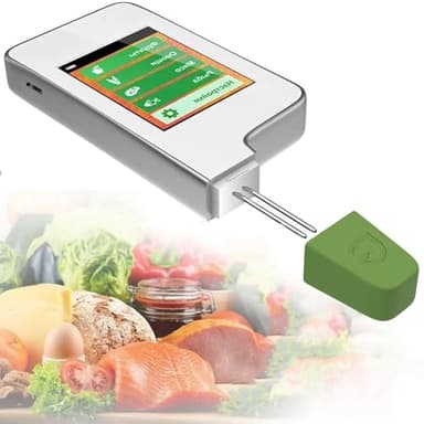 HEQIM Portable Digital Food Nitrate Tester, Pesticide Residue Tester, Accurate and Reliable Test, Fruit/Vegetable/Meat/Water Quality Radiometer for Food Testing(B)