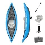 Bestway Hydro Force Inflatable Kayak Set | Includes Seat, Paddle, Hand Pump, Storage Carry Bag | Great for Adults, Kids and Families