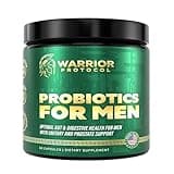 Probiotics for Men with Prebiotics - Men Probiotic Supplement for Digestive Health, Gut Health, Immune Health, Bloating and Prostate Care - Strains Shelf Stable, Gluten & Soy Free 60 capsules.