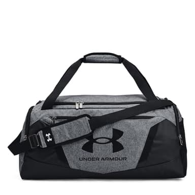 Under Armour Unisex-Adult Undeniable 5.0 Duffle, Pitch Gray Medium Heather (012)/Black, Medium
