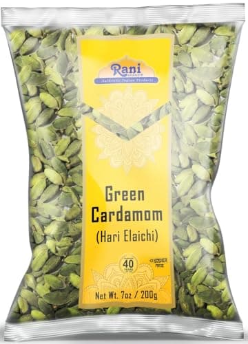 Rani Green Cardamom Pods Spice (Hari Elachi) 7oz (200g) ~ All Natural | Vegan | Gluten Friendly | NON-GMO | Kosher | Product of India