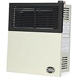 Ashley Hearth Products 11,000 BTU Direct Vent Liquid Propane Wall Mounted Heater with Piezo Lightning, Safety Pilot and Built In Regulator, Cream