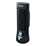 Honeywell HTF210B QuietSet Personal Table Fan, Black – Oscillating Personal Fan with Quiet Operation and 4 Levels of Power and Sound