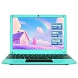 ZHAOHUIXIN Mini Android 12 Laptop Computer, Portable Small Netbook with Allwinner A133 CPU Android 12 OS 2GB RAM 64GB EMMC HD IPS Screen 1280x800 Pixel 0.3MP Camera (Blue)