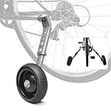 HUASION Adjustable Bicycle Training Wheels for Adults, Fit 24" to 28" Bikes, Steel Construction, Gray, 1 Pair - Safe and Stable Learning Training Wheels