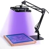 Caydo 50W LED Exposure Unit for Screen Printing, UV Screen Printing Light with Retractable and Adjustable Stand for Screen Printing and Cyanotypes