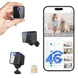 2K Cellular Security Camera, No WiFi Camera SIM Card Included, Not Support WiFi, Radar Motion Sensor, FHD 4G Car Security Camera, 15-Day Standby Battery Life, Cameras That Do Not Require WiFi