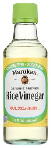 Marukan Genuine Brewed Rice Vinegar, 12 Ounce Glass Bottle (Pack of 1)