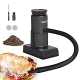 BORUIT Smoking Gun Cocktail Smoker Gun Includes Wood Chips and Accessories,Portable Drink Smoker,Indoor Smoke Infuser Kit for Cocktails,Meat,BBQ,Cheese,Veggies & Sous Vide（Black)