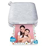 HP Sprocket 2x3" Instant Smartphone Photo Printer - Portable Color Wireless Mobile Printer - Zink Sticky-Back Photos - Print from Compatible iOS & Android Devices with Bluetooth w/Fun App - Luna Pearl