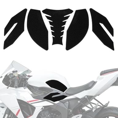 Tank Pads for ZX6R with Strong Adhesive - Motorcycle Fuel Tank Corner Protector Anti-Slip Tank Grips for ZX-6R 636 2009-2025