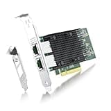 ipolex 10Gb NIC PCIE Network Card with Intel X540-T2, Dual RJ45 Port, Intel X540-AT2 Controller, 10G Ethernet Converged Network LAN Adapter, Support Windows/Linux/Vmware/ESX/Freebsd Server