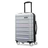 Samsonite Omni 2 Carry-On Hardside Luggage with 360° Spinner Wheels - Scratch Resistant Hardshell - TSA, Airline-Approved - Expandable Polycarbonate Shell for Lightweight Travel - Artic Silver