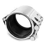 Pipe Repair Clamp Kit -2 Inch 56mm-59mm High Pressure Resistant Pipe Coupling Clamp for Plastic&Metal Pipes, Emergency Duty Leak Sealer with Stainless Steel, Quick Fix for Water/Gas/Oil Lines