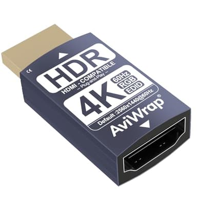 AviWrap HDMI EDID Emulator Passthrough,HDR 4K/2K@60Hz/1080p@120Hz