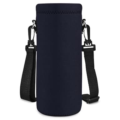 AUPET Water Bottle Carrier,Insulated Neoprene Water bottle Holder Bag Case Pouch Cover 1000ML or 750ML,Adjustable Shoulder Strap, Great for Stainless Steel and Plastic Bottles