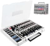 80-Piece Magnetic Impact Nut Driver Set Metric & SAE with Socket Adapters, Bit Holder, Wing Nut Driver, Universal Sockets, Quick Release Extension, Power Bits