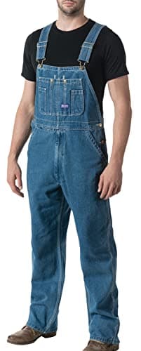 Liberty Big Smith Men's Stonewashed Bib Overall, 44x28
