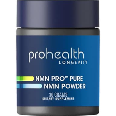 ProHealth NMN Pro Powder (30 Grams) Clinically Studied Uthever® NMN. NAD+ Precursor for Cellular Energy, Mitochondrial Support & Healthy Aging. USA Manufactured, Triple Lab-Tested