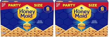 Honey Maid Graham Crackers, Party Size, 28.8 oz Box (Pack of 2)