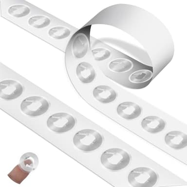 50 Pcs NFC Tags Sticker with Original NTAG213 Chip Round NFC Stickers Adhesive Labels Transparent RFID Tags Rewritable 144 Bytes Memory Suitable for All NFC-Enabled Devices and Smartphones (Round)