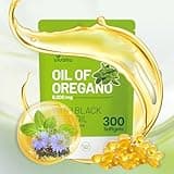 VivoNu Oil of Oregano Capsules, Balanced Oil of Oregano with Black Seed Oil, Organic Oregano Oil Softgels,Carvacrol & Thymoquinone, Non-GMO & Immune Support