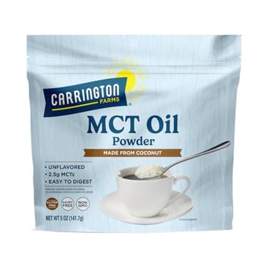 Carrington Farms – Organic MCT Oil Powder – Gluten Free, Hexane Free – Non GMO – Keto Friendly and Dairy Free