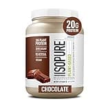 Isopure Plant-Based Protein Powder, Lactose Free, Gluten Free, With Iron, Chocolate, 20g Plant Protein Per Serving, 1.37 Lbs, 20 Servings