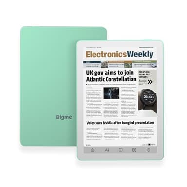 Bigme B6 Color Ebook Reader, 6 Inch e-Paper Tablet, 4GB+64GB Storage, Android 14 (Green)