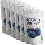 Looney Pruney Organic Pitted Dried Prunes for the Entire Family | Always California-Grown | Kosher | No Added Sugar & No Preservatives (6 pack)