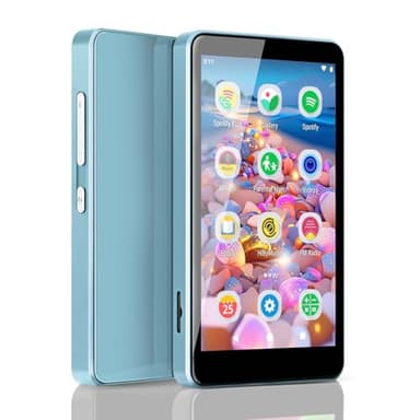 MP3 Player for Kids with Spotify, Parental Controls, Spotify Kids, Audible, Amazon Music, Libby, 4.0" IPS Kids MP4 Music Player Up to 512GB (Light Blue)