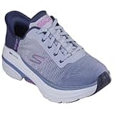 Skechers Women's Max Cushioning Arch Fit 2.0 Adelphi Hands Free Slip-Ins Sneaker, Navy/Pink, 8