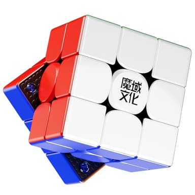 Moyu Weilong V11 SE 2025 Ball-core UV Coated Speed Cube 3x3 Stickerless Puzzle Cube Professional MagLev Magnetic Master Cube(Maglev Ball Core Black Internal Version)