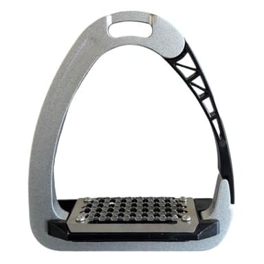 TuffRider Tech Safety Stirrups- Silver-4 1/2