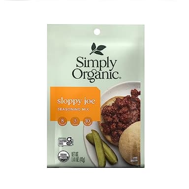 Simply Organic, Seasoning Mix, Sloppy Joe, 1.41 oz