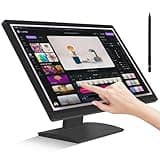 FYHXele 24 Inch Touchscreen Monitor, IPS FHD 1080P Touch PC Display, 100Hz, LED Backlit Multi-Touch Monitor, VESA, HDMI & VGA & USB Computer Touch Screen for Gaming, Business, Warehouse, Bar, Gym