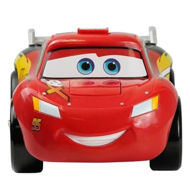 Disney Store Official Lightning McQueen Push & Go Talking Vehicle – Engaging Toy for Kids – Drive & Learn with Iconic Pixar Character for Hours of Fun