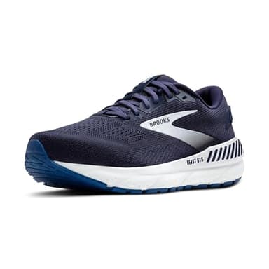 Brooks Men’s Beast GTS 24 Supportive Running & Walking Shoe - Peacoat/True Navy/White - 10 Medium