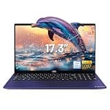 NIMO 17.3 FHD-Laptop, Intel 6-Cores i3-1215U 32GB RAM 1TB SSD (Beat i5-1135G7, Up to 4.4GHz) 65W Type-C Fingerprint Backlit Keyboard IPS Business Computer, Wi-Fi 6 Win 11