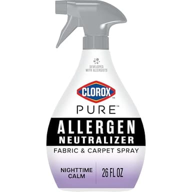 Clorox PURE Allergen Neutralizer Fabric and Carpet Spray, Nighttime Calm, 26 Fluid Ounces